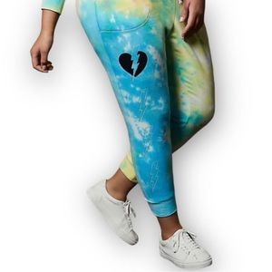 Torrid Lovesick Heart Breaker Classic Fit Jogger Tye Dye Women’s Plus Size 3
